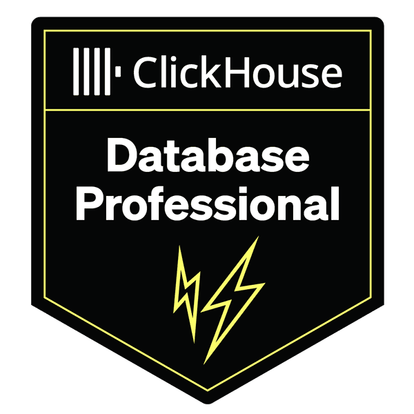 ClickHouse certification badge 2
